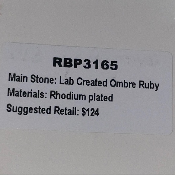 Bomb Party RBP3165 OG Ruby Bar Necklace - Picture 8 of 8